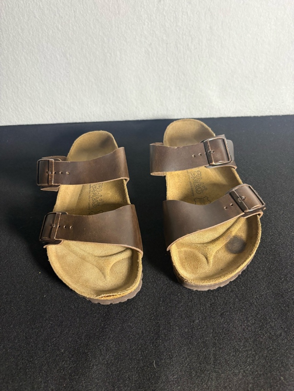 Birkenstock Arizona Birko-Flor Birkibuc Strap Sandals Men’s Size 10 EU 43